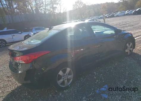 2013 Hyundai Elantra Gls из США, поврежденный, VIN 5NPDH4AEXDH327963